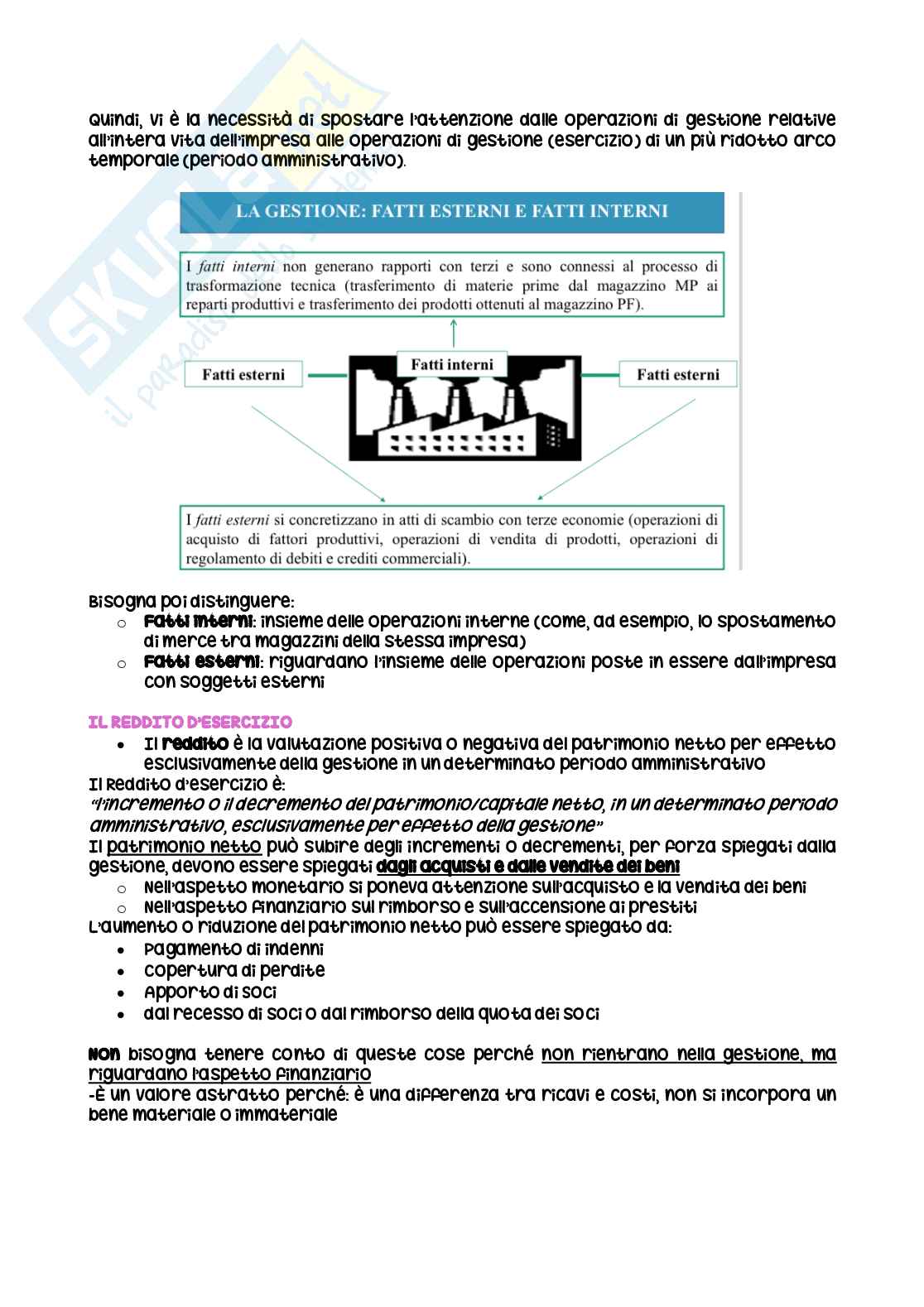 Riassunto esame Economia Aziendale, Prof. Matozza Felice, libro consigliato Introduzione alla contabilità generale, Paoloni, Celli Pag. 11