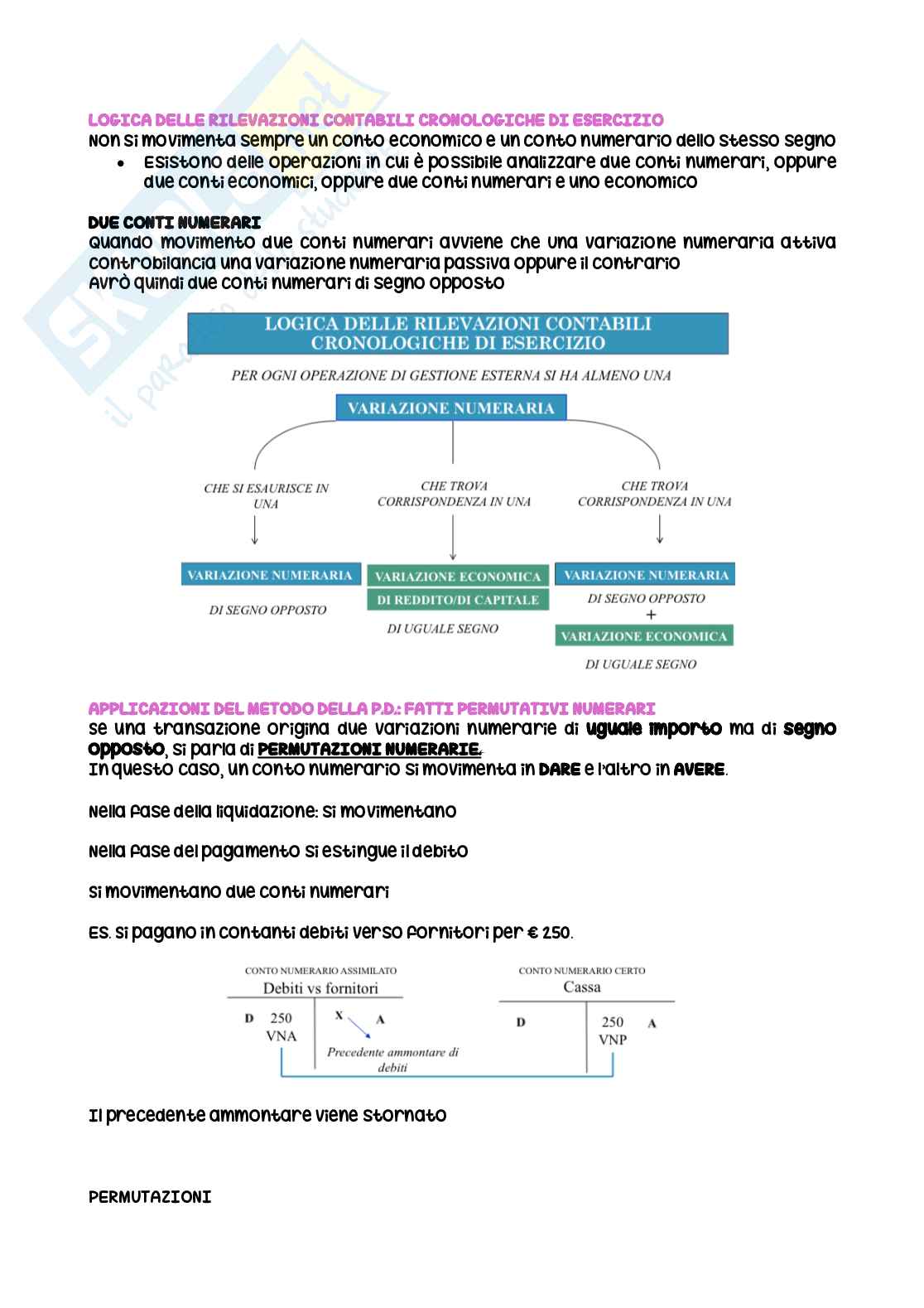 Riassunto esame Economia Aziendale, Prof. Matozza Felice, libro consigliato Introduzione alla contabilità generale, Paoloni, Celli Pag. 36