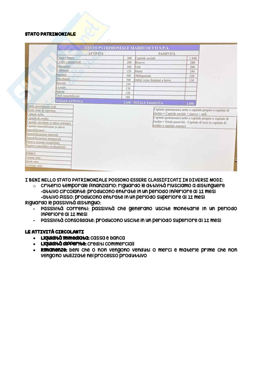 Riassunto esame Economia Aziendale, Prof. Matozza Felice, libro consigliato Introduzione alla contabilità generale, Paoloni, Celli Pag. 61