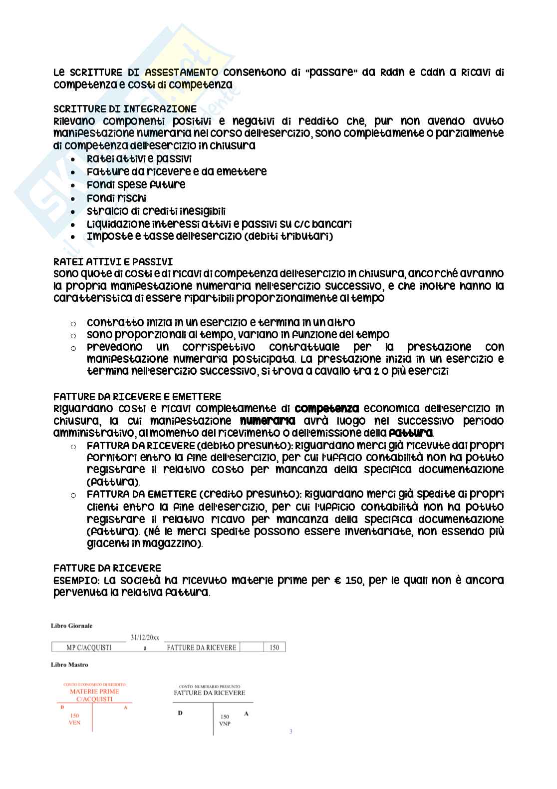Riassunto esame Economia Aziendale, Prof. Matozza Felice, libro consigliato Introduzione alla contabilità generale, Paoloni, Celli Pag. 66