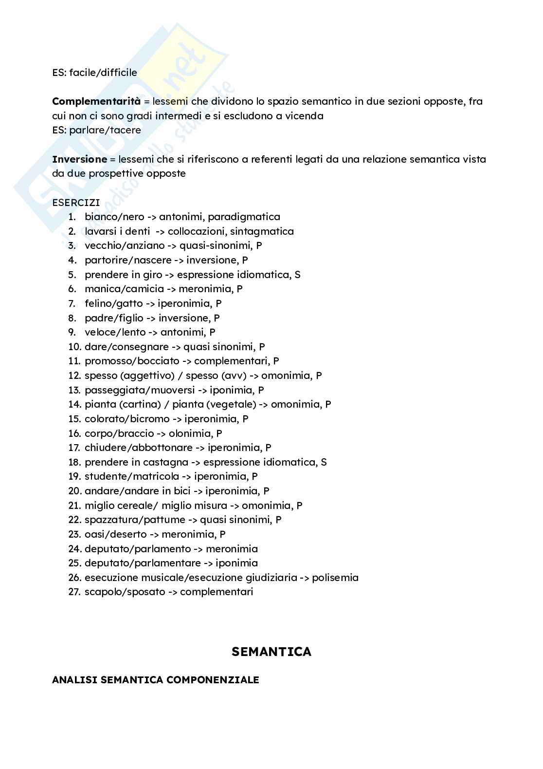 Appunti completi Linguistica generale e glottologia, 2025 Pag. 26