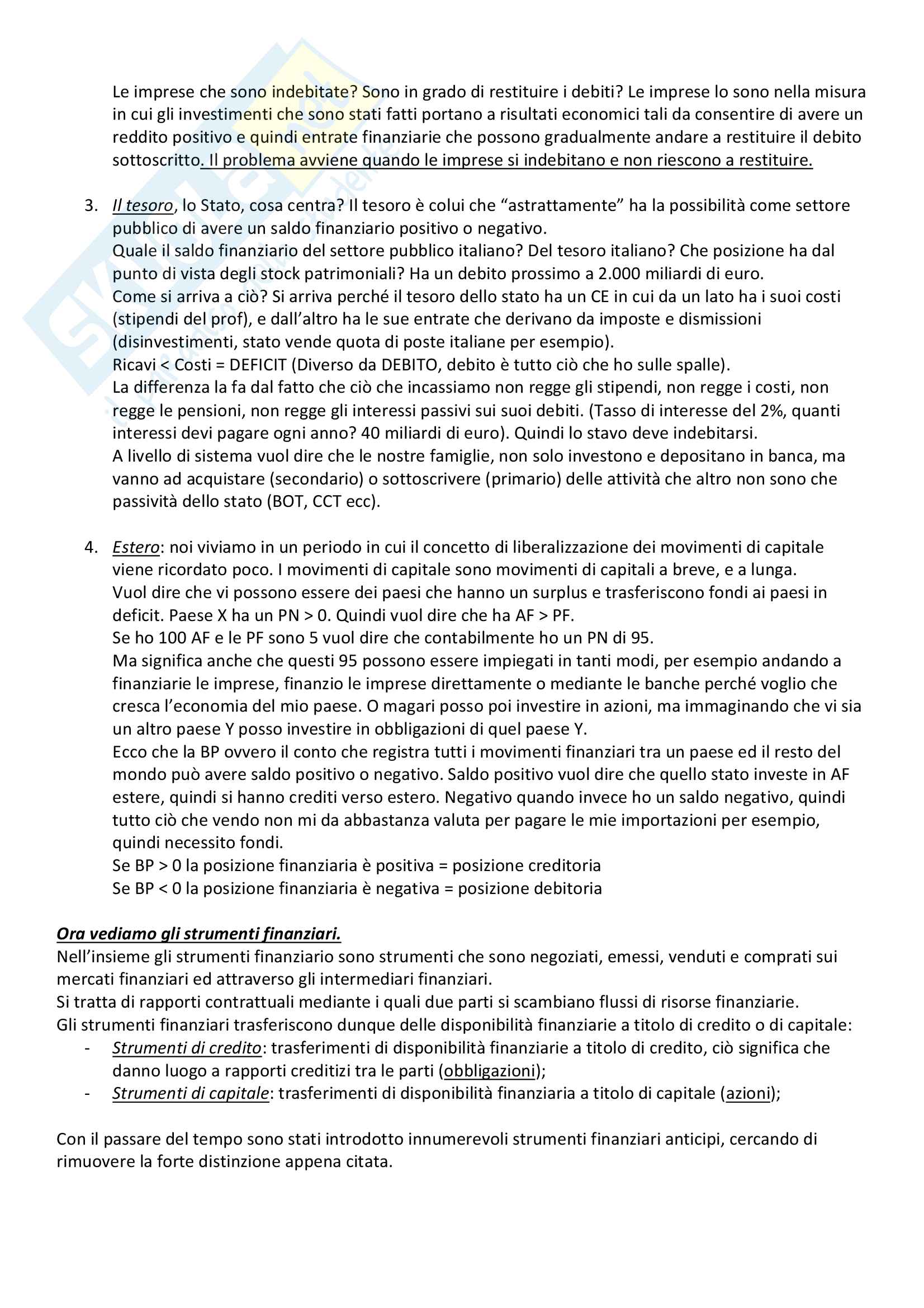 Riassunto esame - Economia e Gestione della Banca - Prof. Tutino Pag. 21