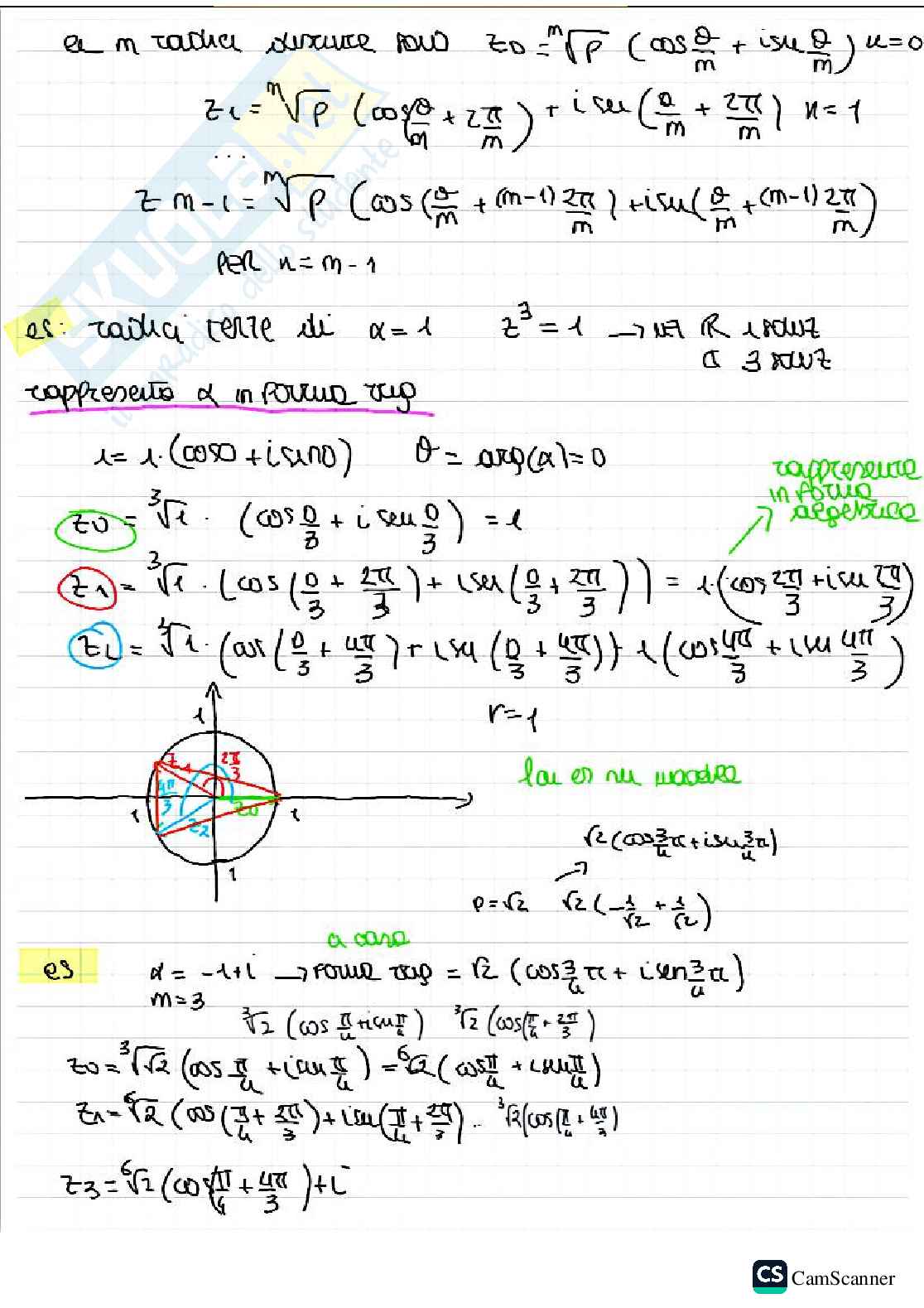 Numeri complessi   Pag. 6
