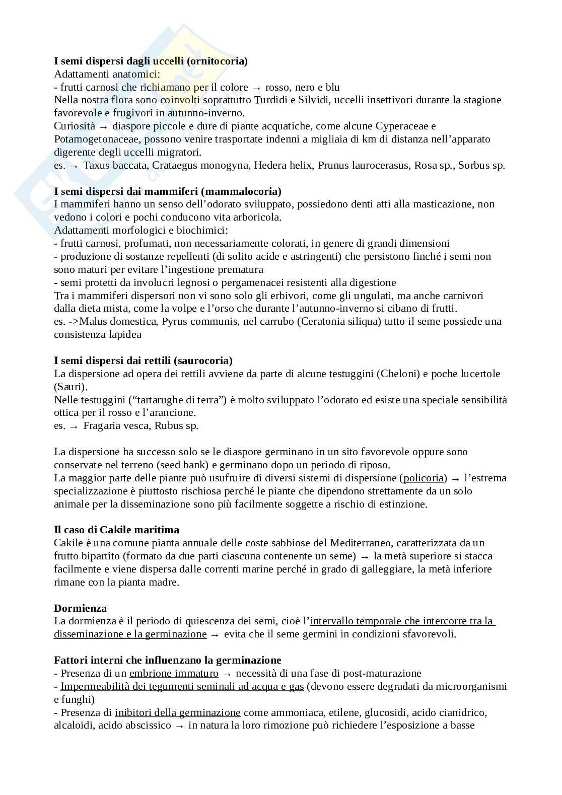 Appunti di ecologia vegetale Pag. 41