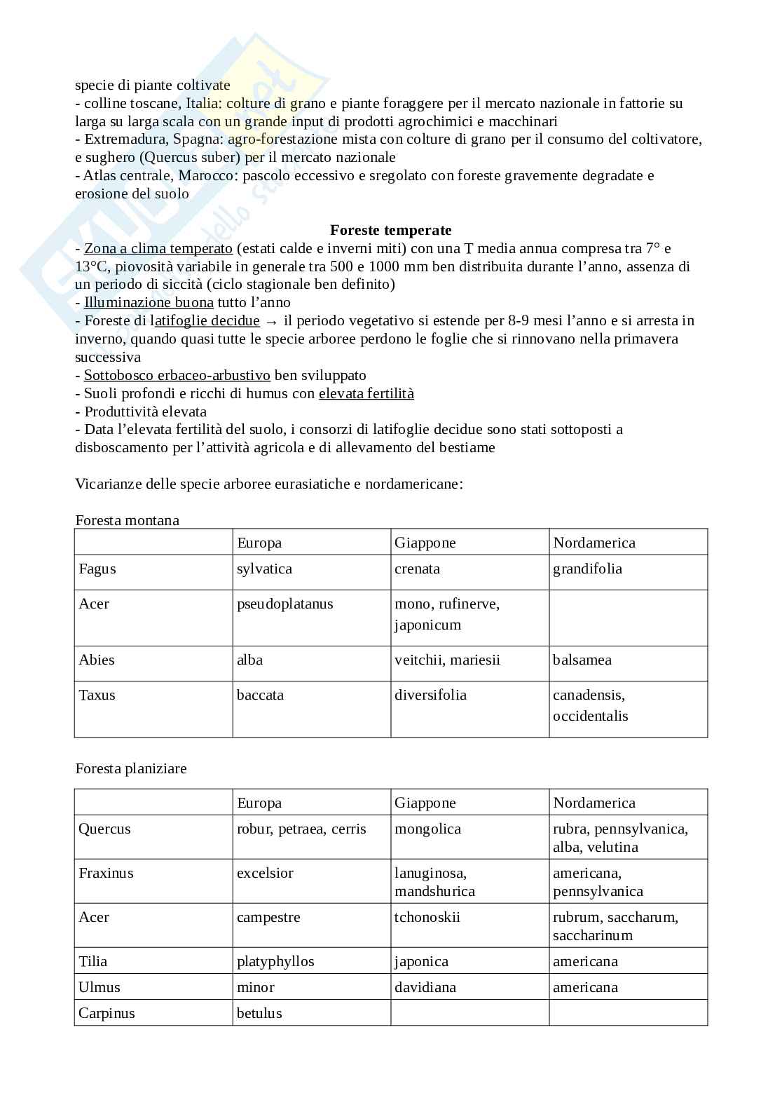 Appunti di ecologia vegetale Pag. 51