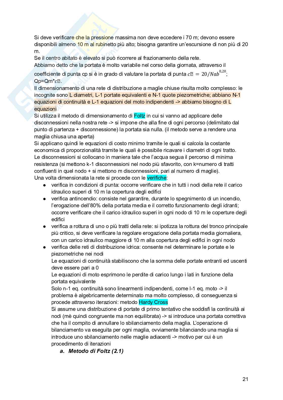 Costruzioni idrauliche Pag. 21