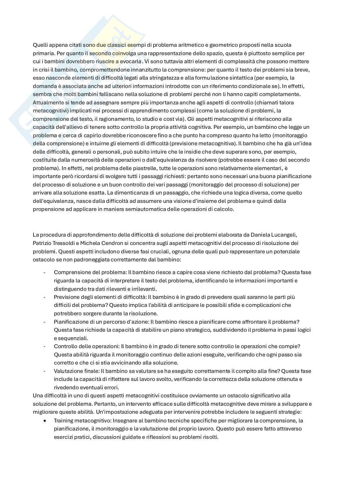 Difficoltà di apprendimento a scuola  Pag. 16