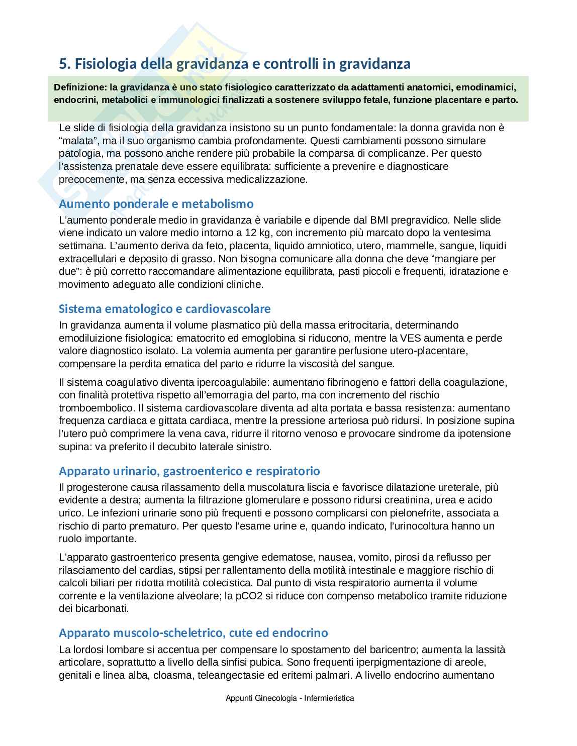 Ginecologia: appunti completi per Infermieristica con domande d’esame Pag. 11