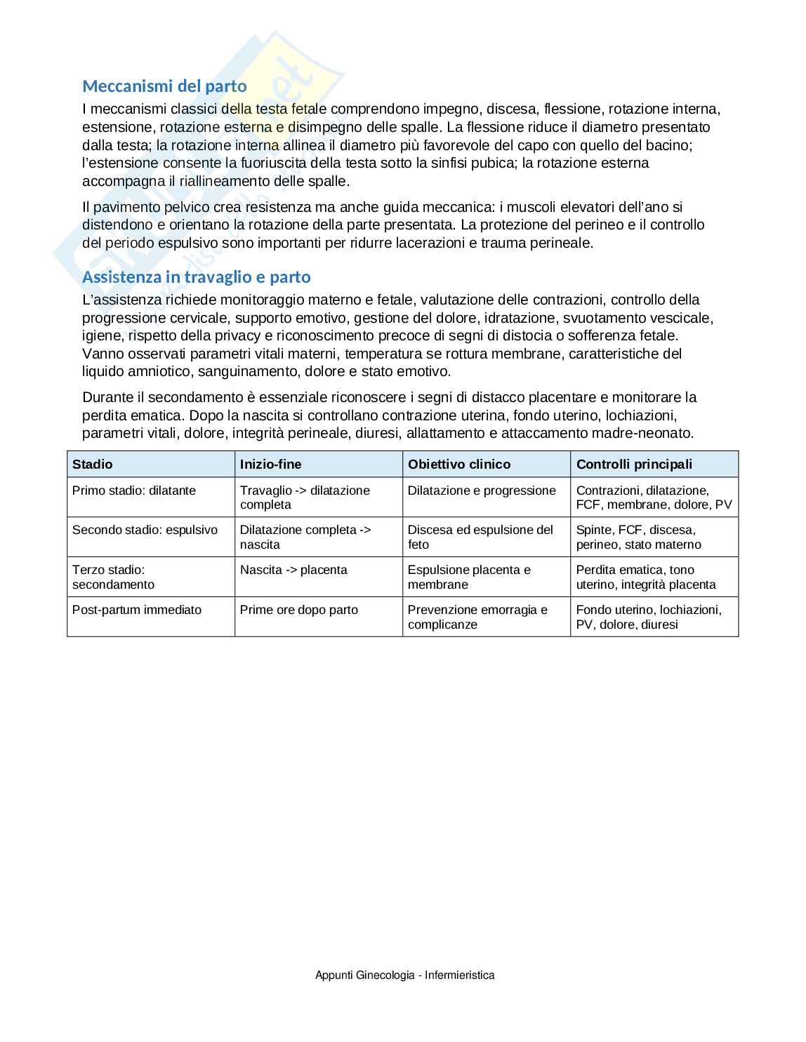 Ginecologia: appunti completi per Infermieristica con domande d’esame Pag. 16