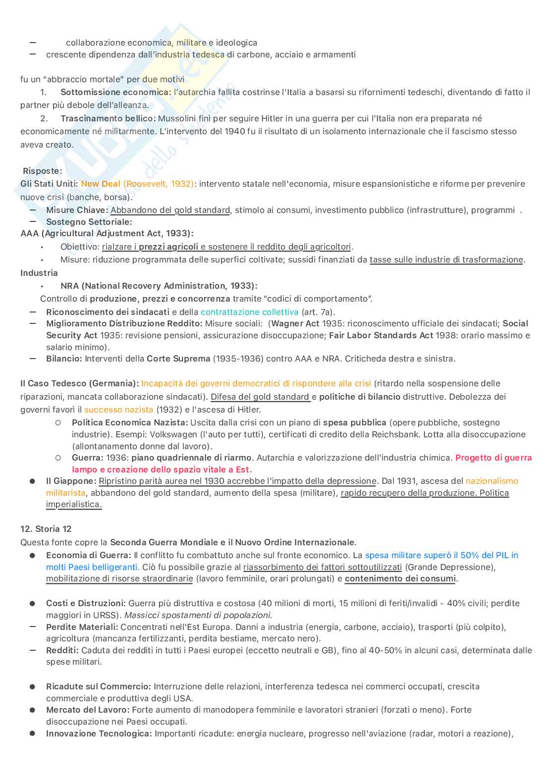 Appunti primo parziale di Storia economica Pag. 11