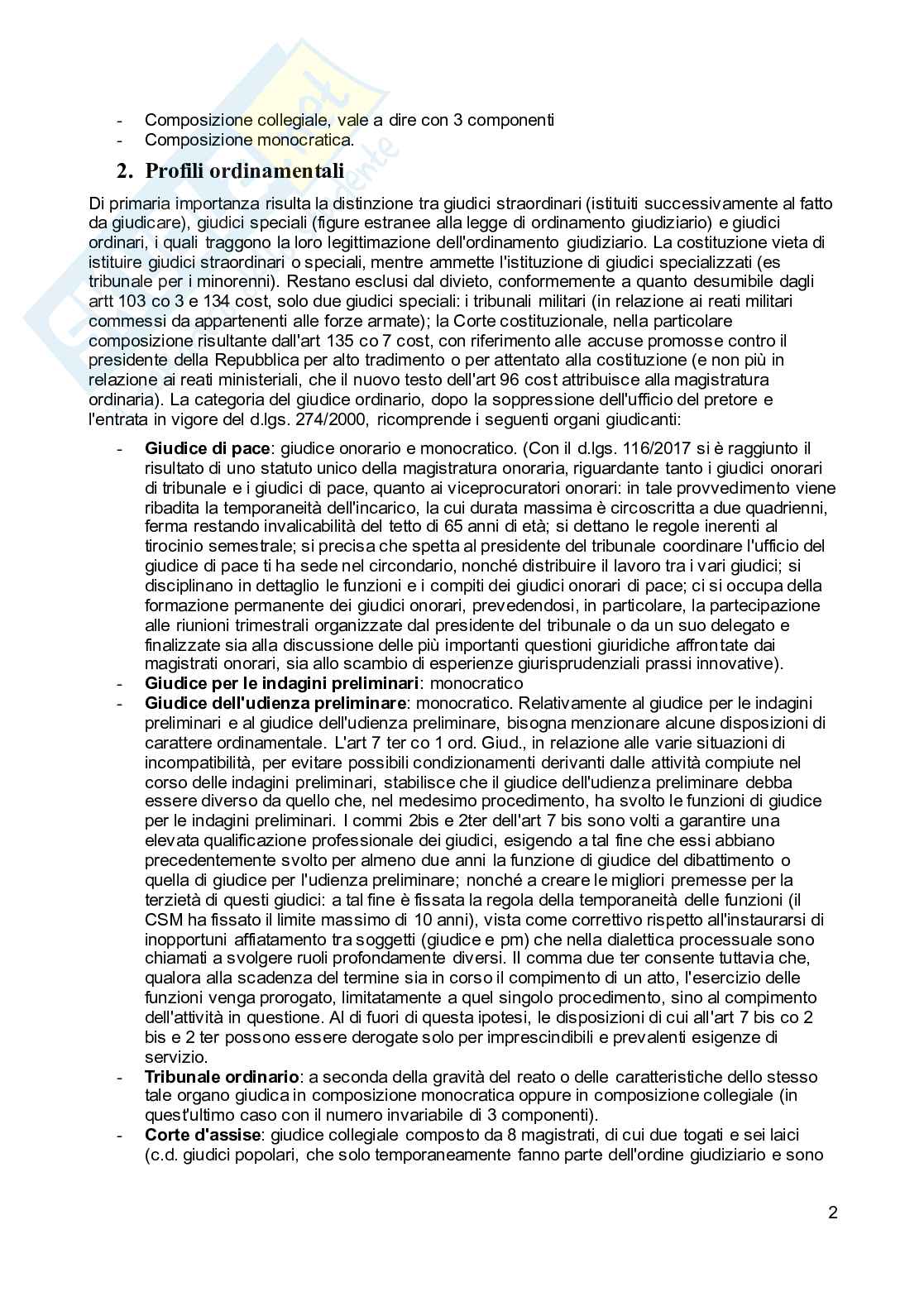 Riassunto esame Diritto processuale penale, Prof. Bonini Valentina, libro consigliato Compendio di diritto processuale penale, Bargis Pag. 2