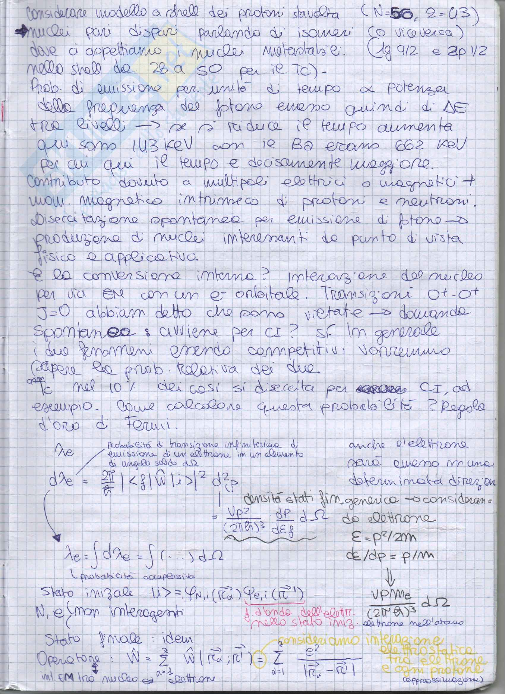 Fisica del Nucleo - parte 3 Pag. 41