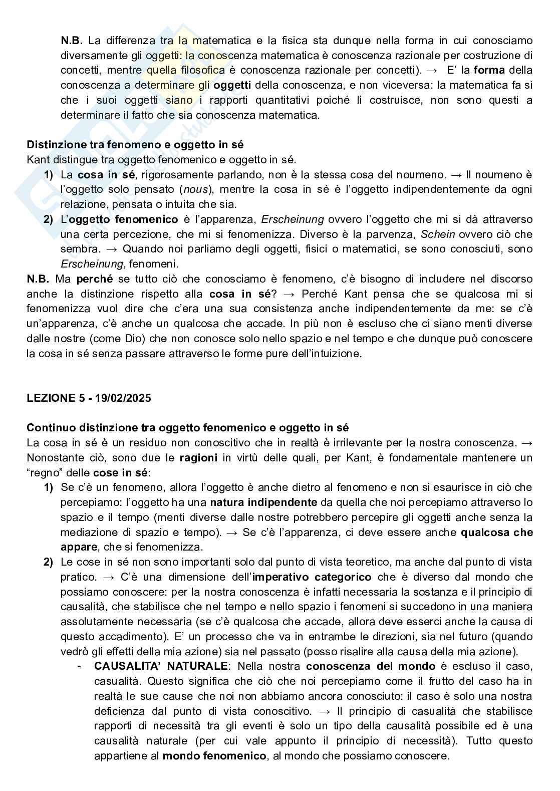 Appunti Storia della filosofia  Pag. 11