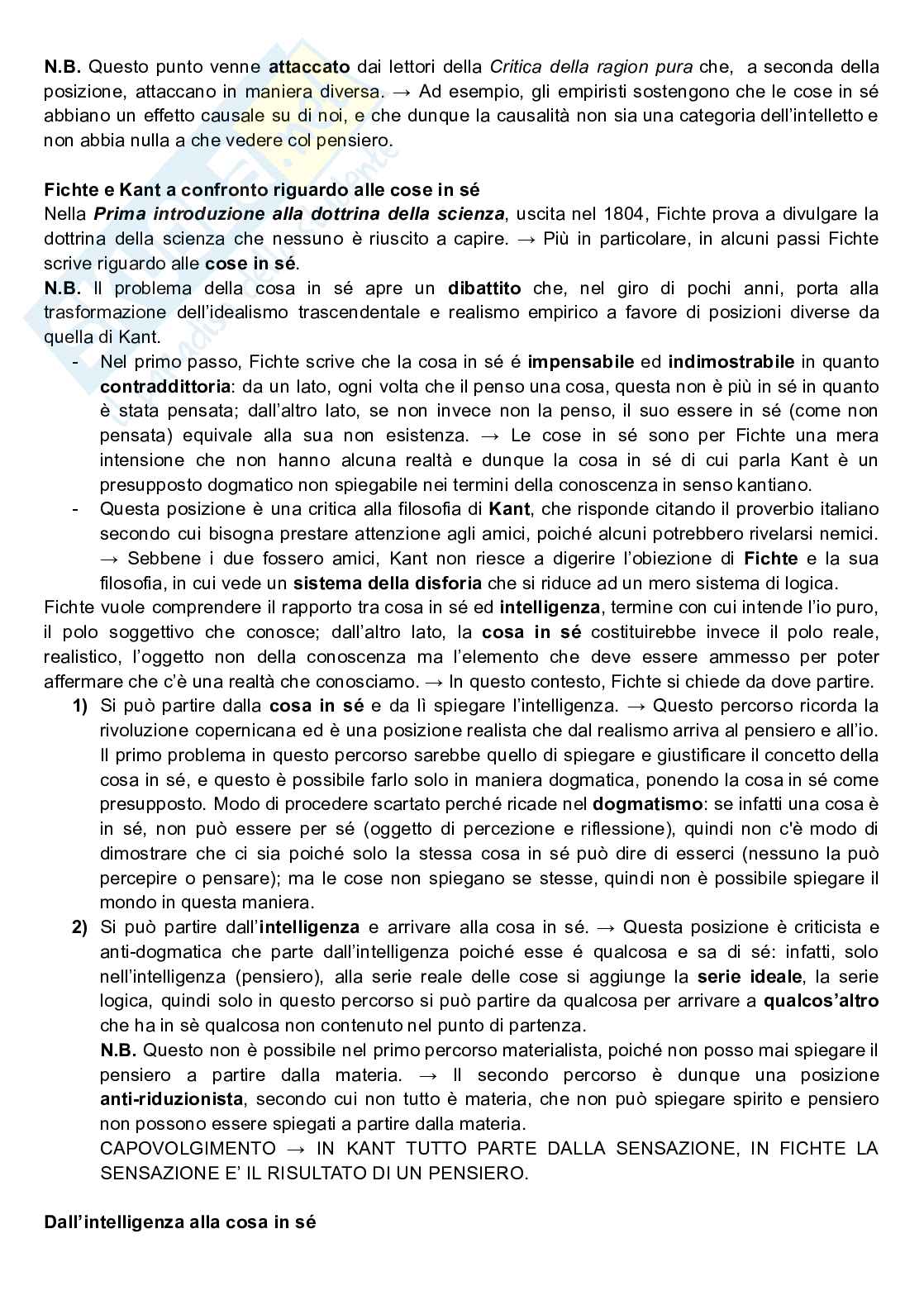 Appunti Storia della filosofia  Pag. 31
