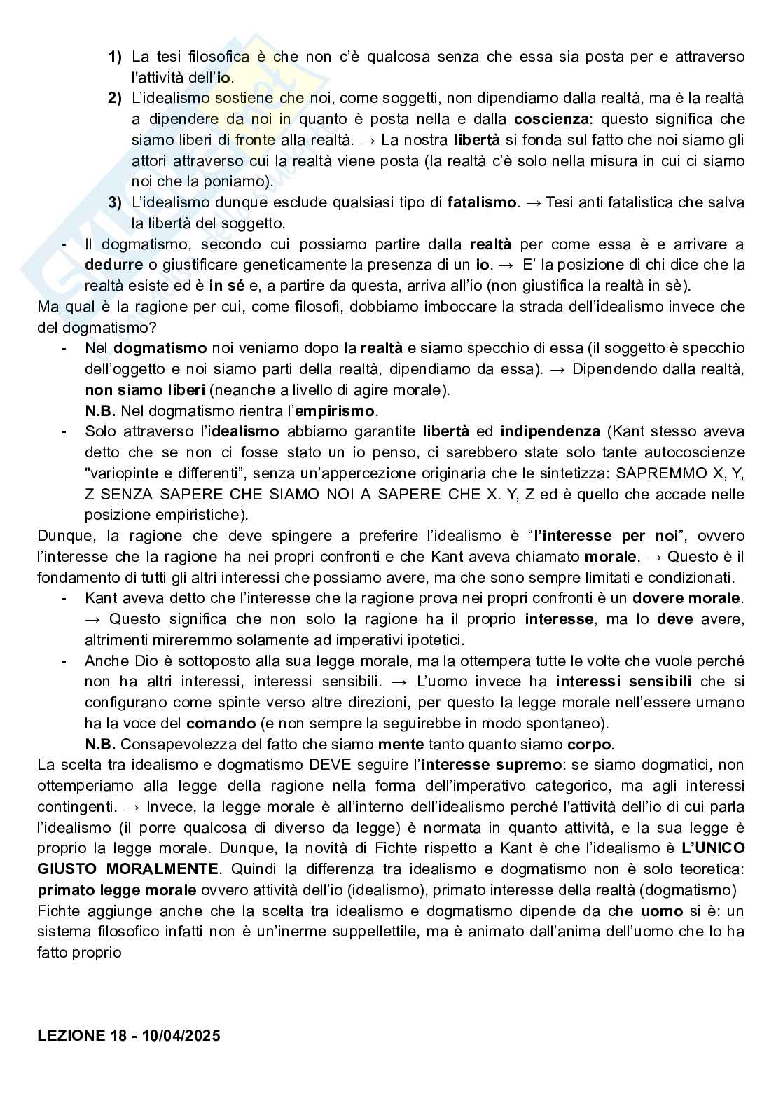 Appunti Storia della filosofia  Pag. 41