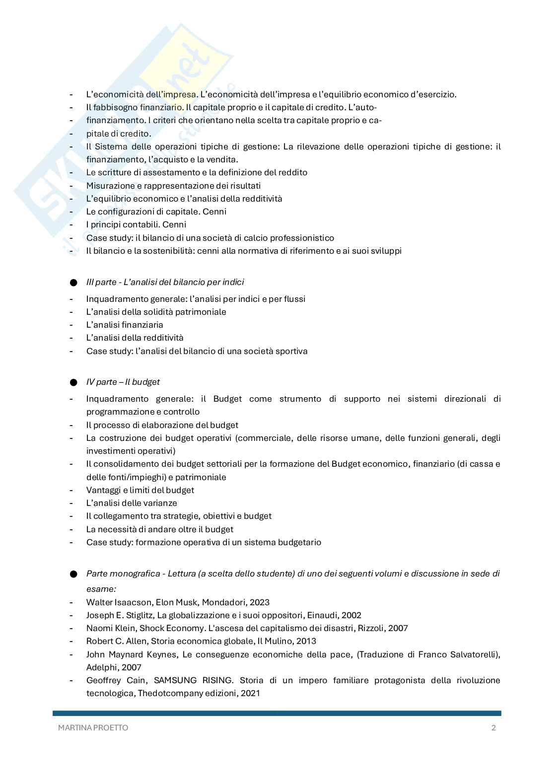 Economia aziendale Pag. 2