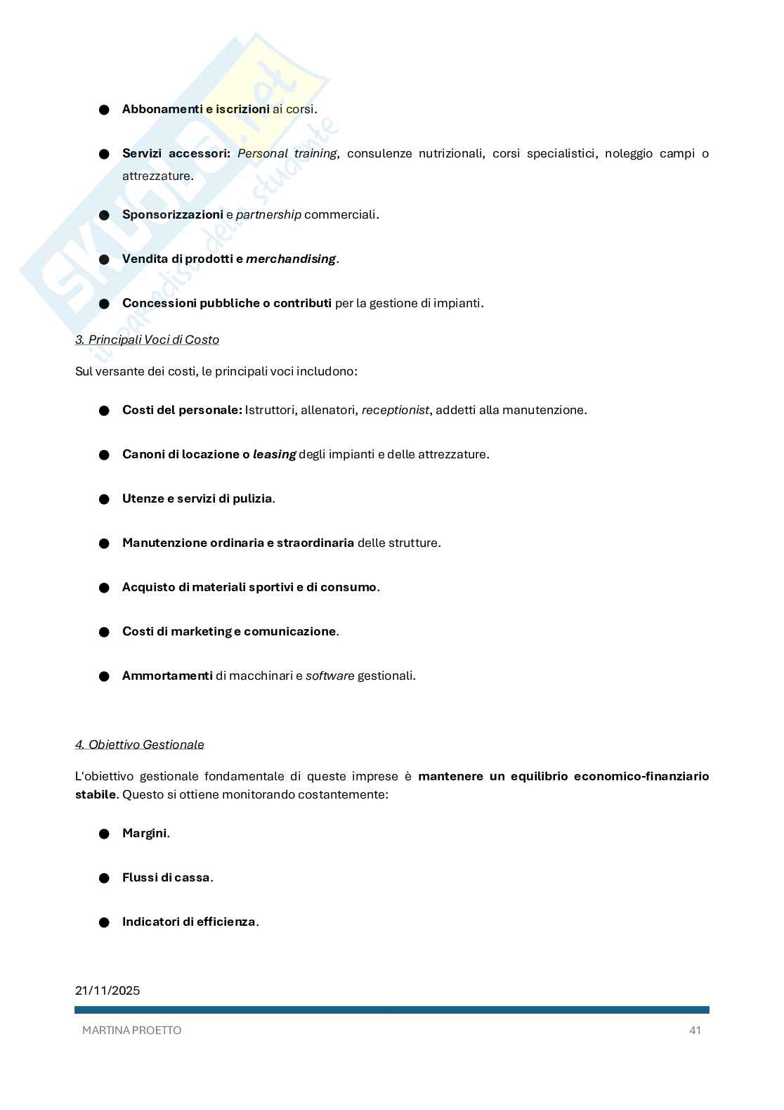 Economia aziendale Pag. 41