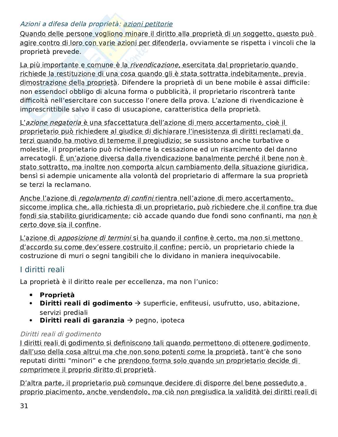 Riassunto esame Diritto privato, Prof. Ferro Luzzi Federico, libro consigliato Istituzioni di diritto privato, Nivarra, Ricciuto, Scognamiglio Pag. 31