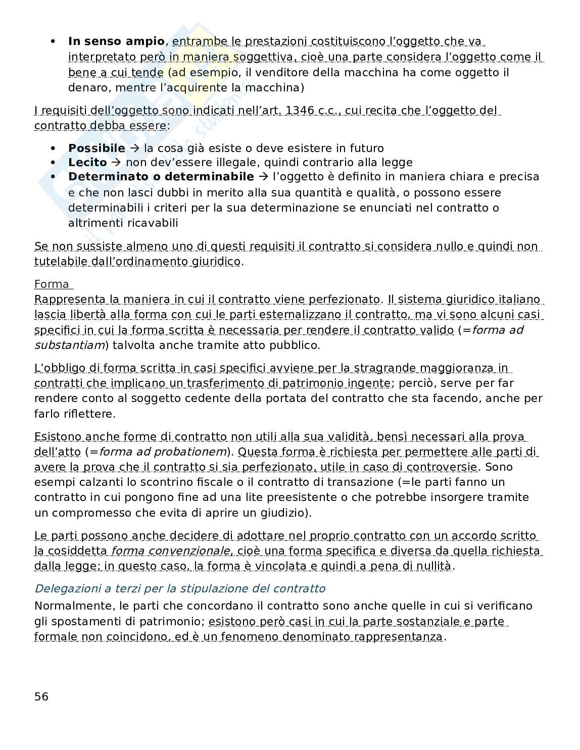 Riassunto esame Diritto privato, Prof. Ferro Luzzi Federico, libro consigliato Istituzioni di diritto privato, Nivarra, Ricciuto, Scognamiglio Pag. 56