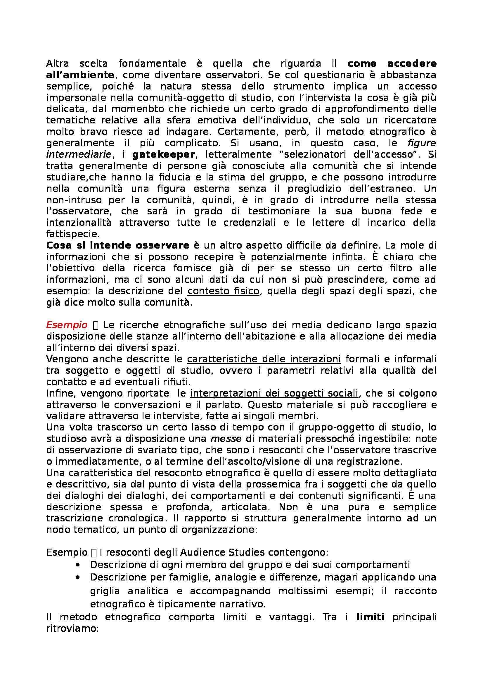 Metodologia dei processi culturali - Appunti Pag. 16