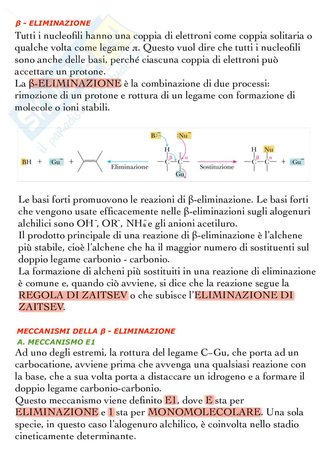 Appunti di Chimica Organica I - Parte D Pag. 1