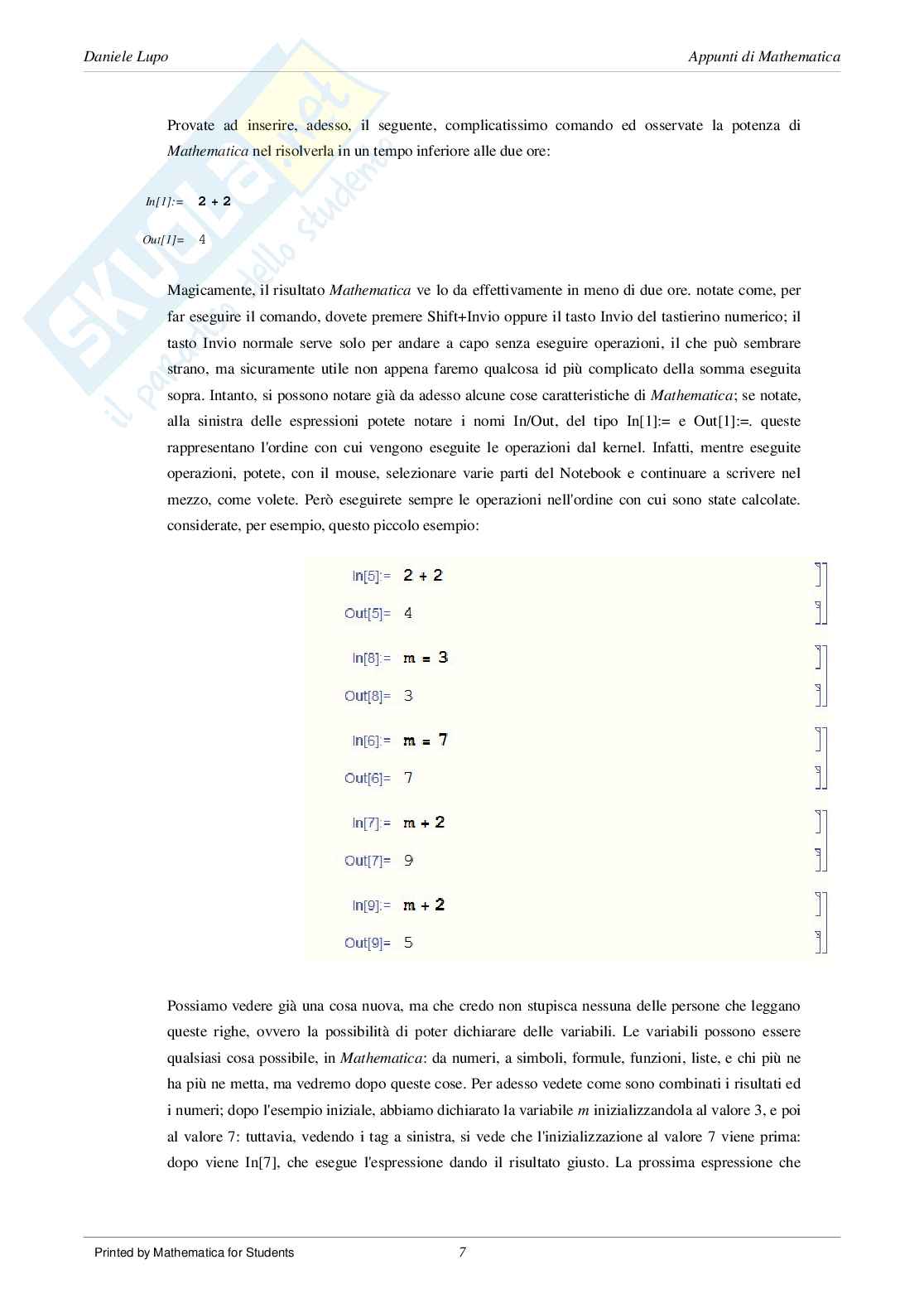 Manuale di Mathematica 01 Pag. 11