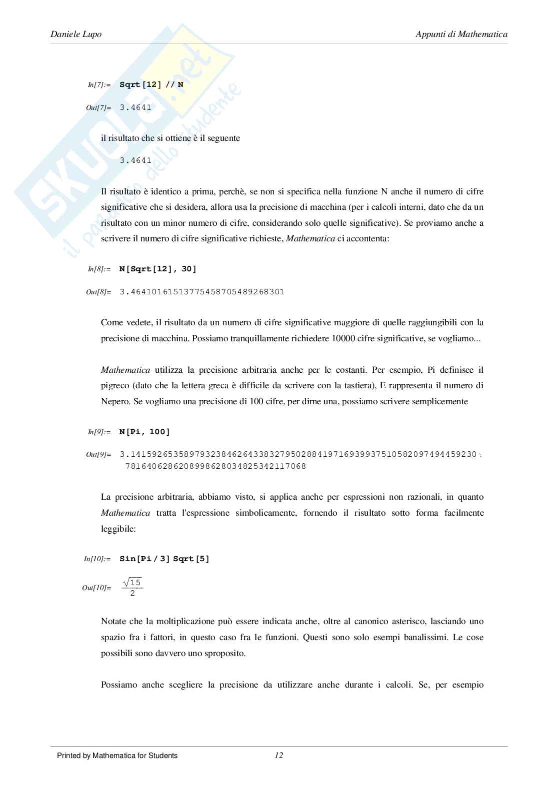 Manuale di Mathematica 01 Pag. 16