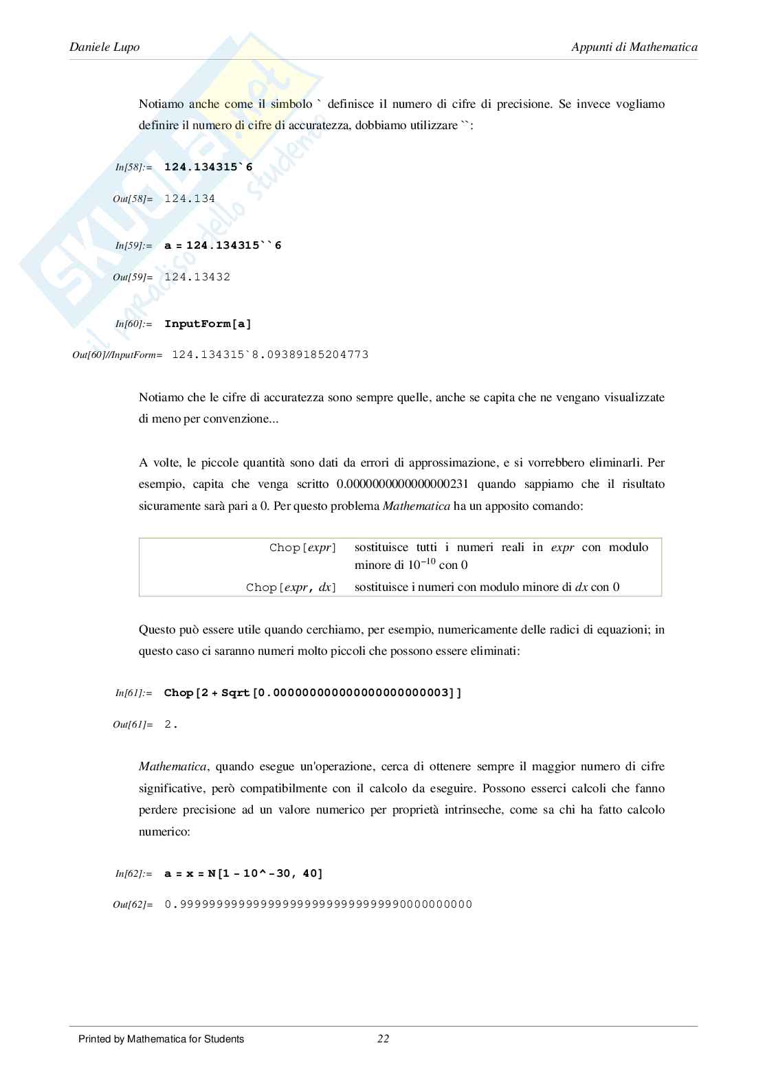 Manuale di Mathematica 01 Pag. 26