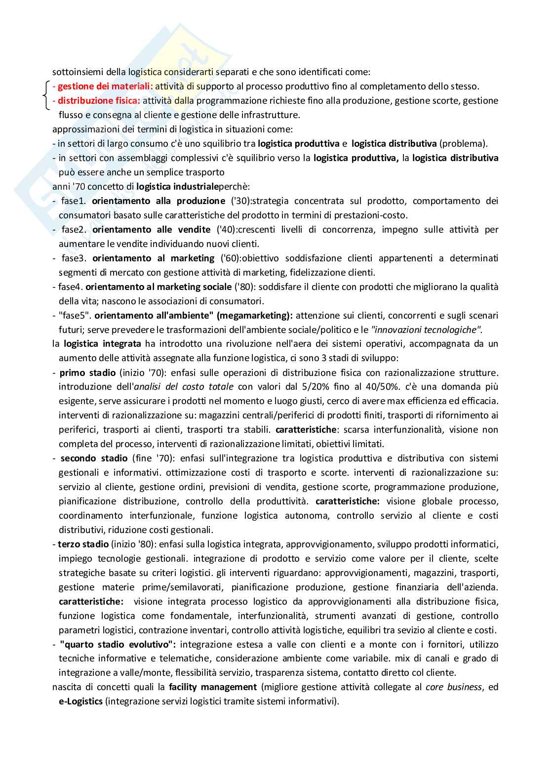 Appunti Gestione industriale Pag. 2