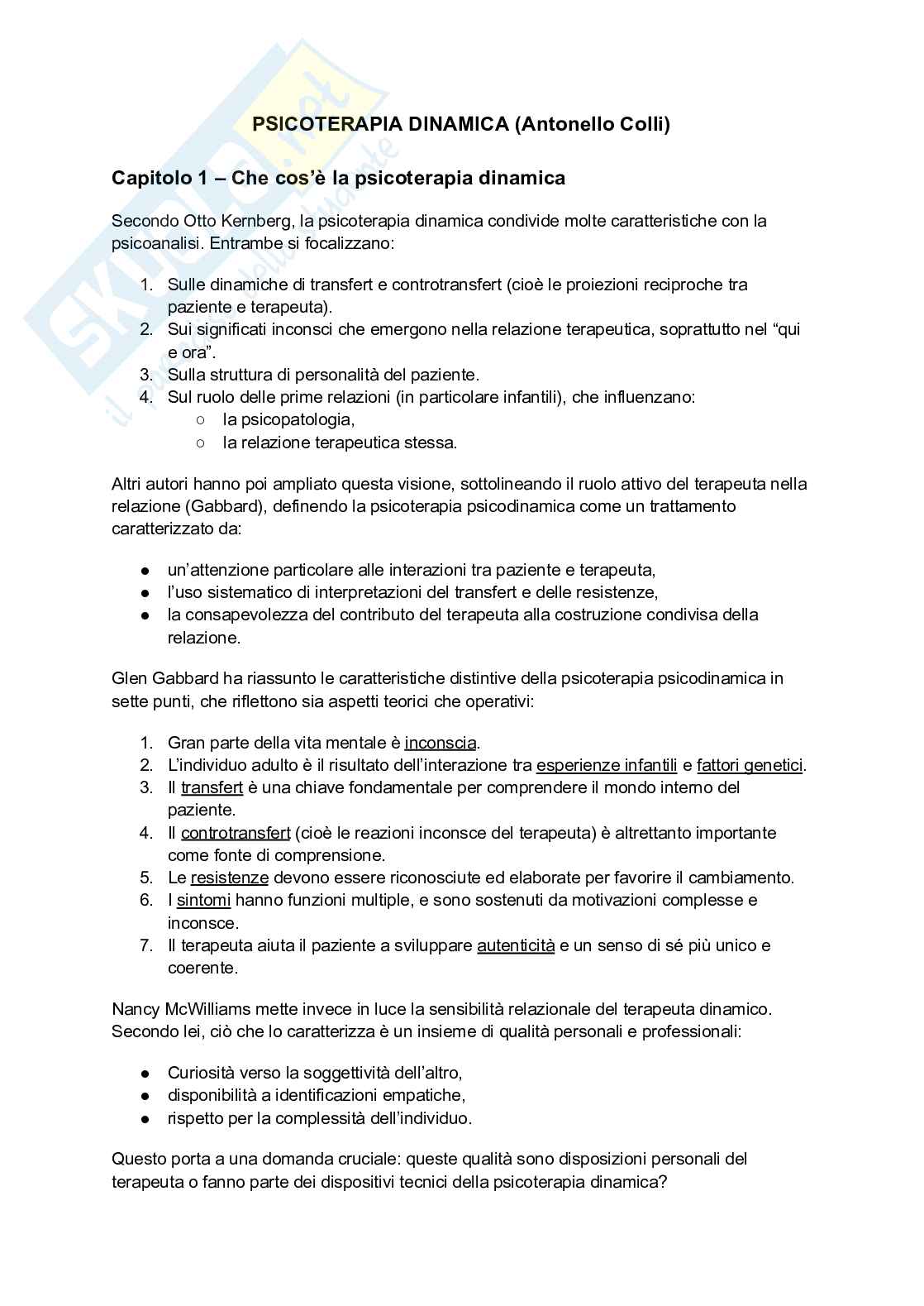 Appunti Fondamenti e metodi dell'intervento psicologico Pag. 11