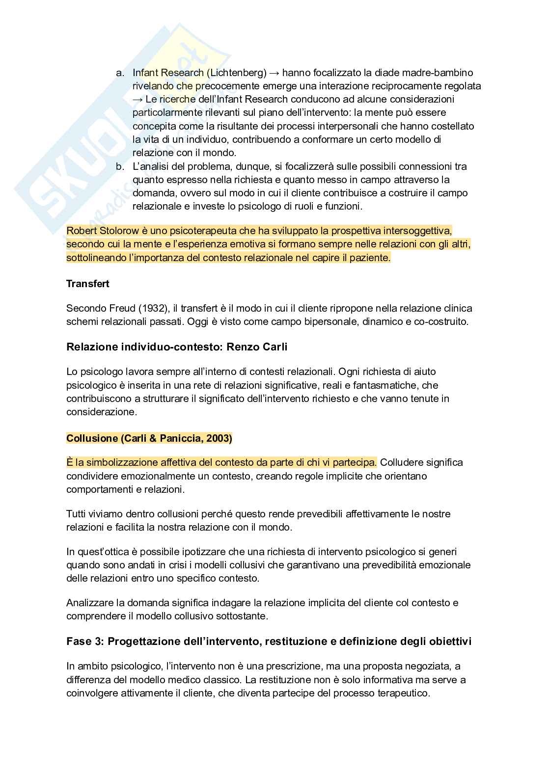 Appunti Fondamenti e metodi dell'intervento psicologico Pag. 36