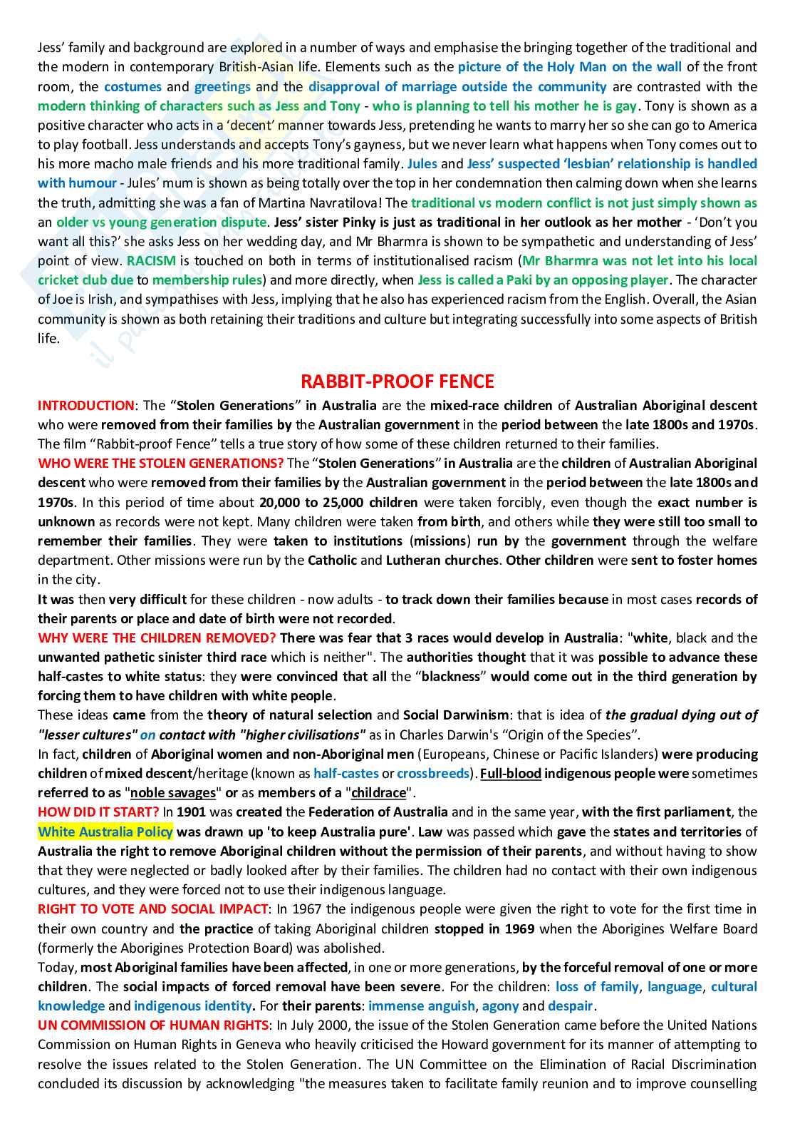 Riassunti e analisi dei film: inglese B2 Pag. 6