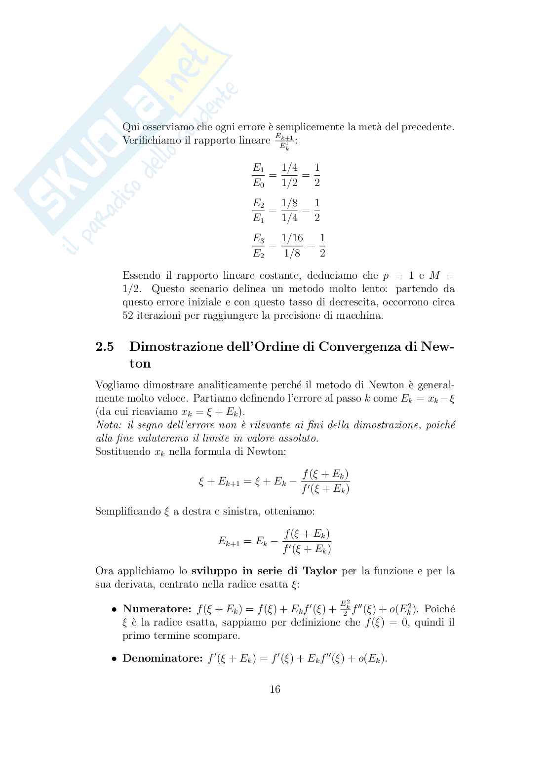 Calcolo numerico: teoria, formulario e guida agli esercizi Pag. 16