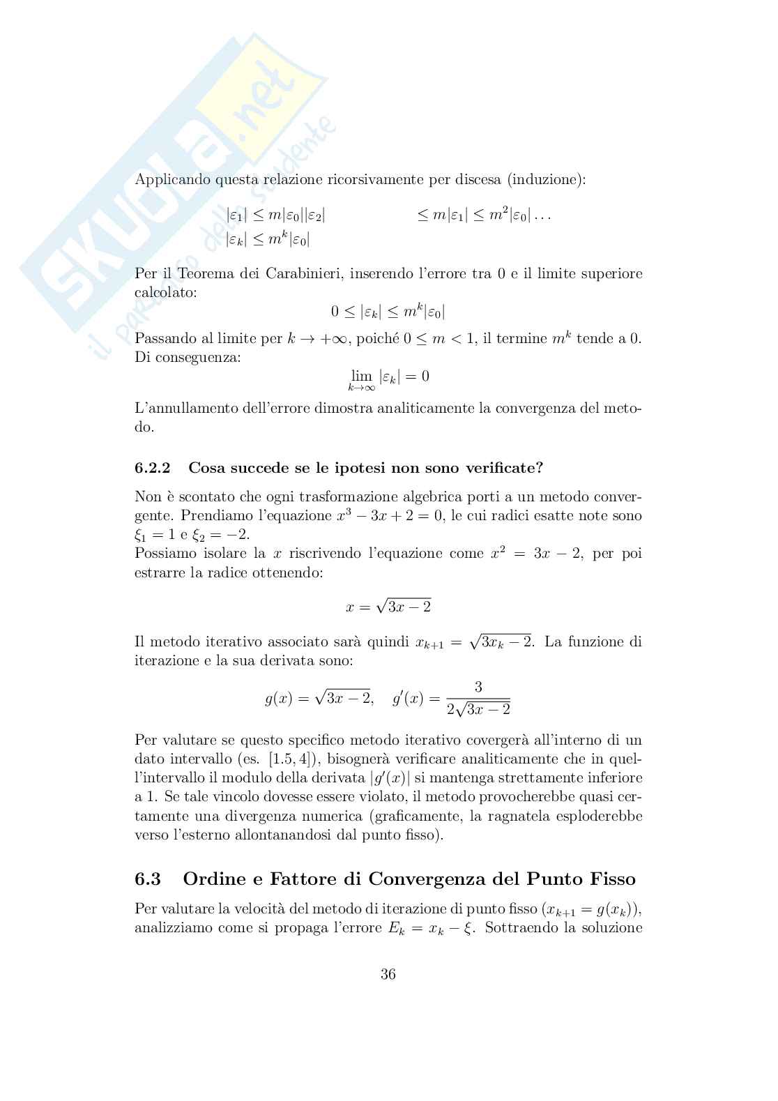Calcolo numerico: teoria, formulario e guida agli esercizi Pag. 36