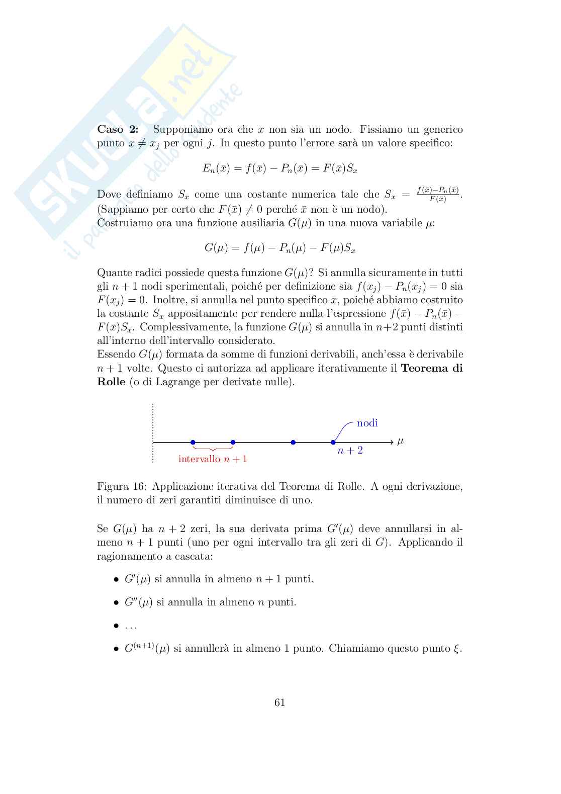 Calcolo numerico: teoria, formulario e guida agli esercizi Pag. 61