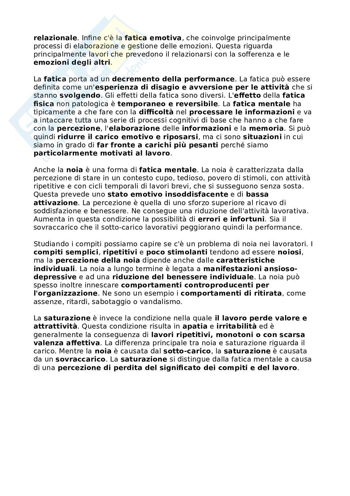 Appunti di Psicologia del lavoro e delle organizzazioni Pag. 21