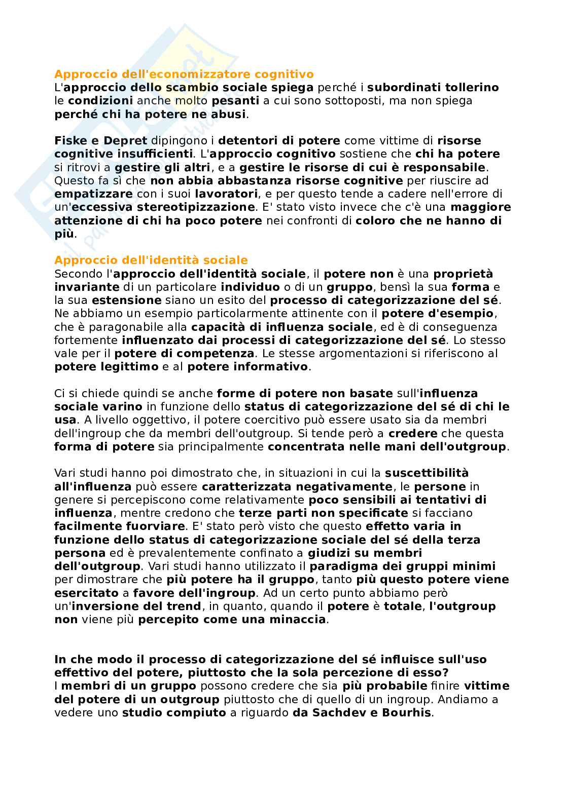 Appunti di Psicologia del lavoro e delle organizzazioni Pag. 56