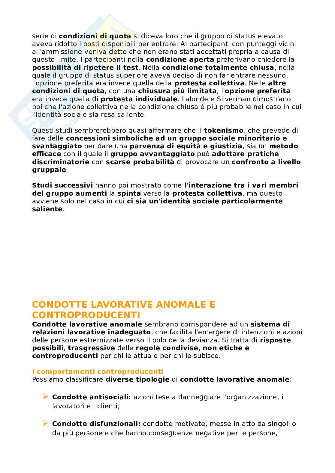 Appunti di Psicologia del lavoro e delle organizzazioni Pag. 81