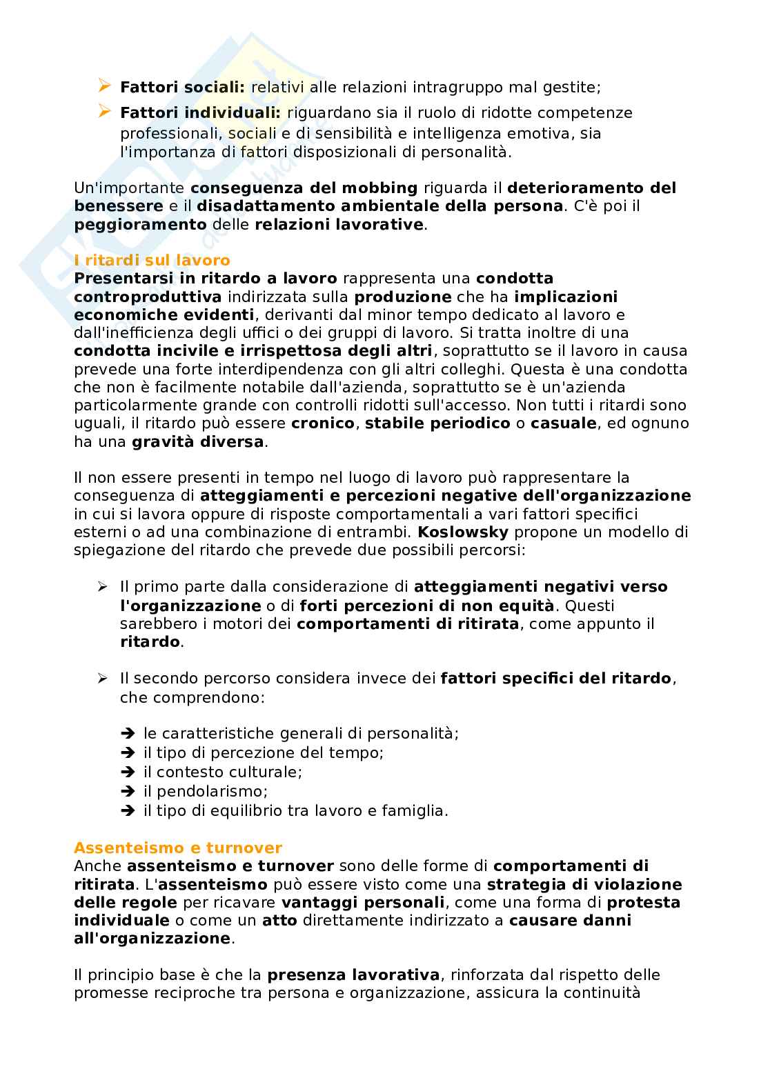 Appunti di Psicologia del lavoro e delle organizzazioni Pag. 86