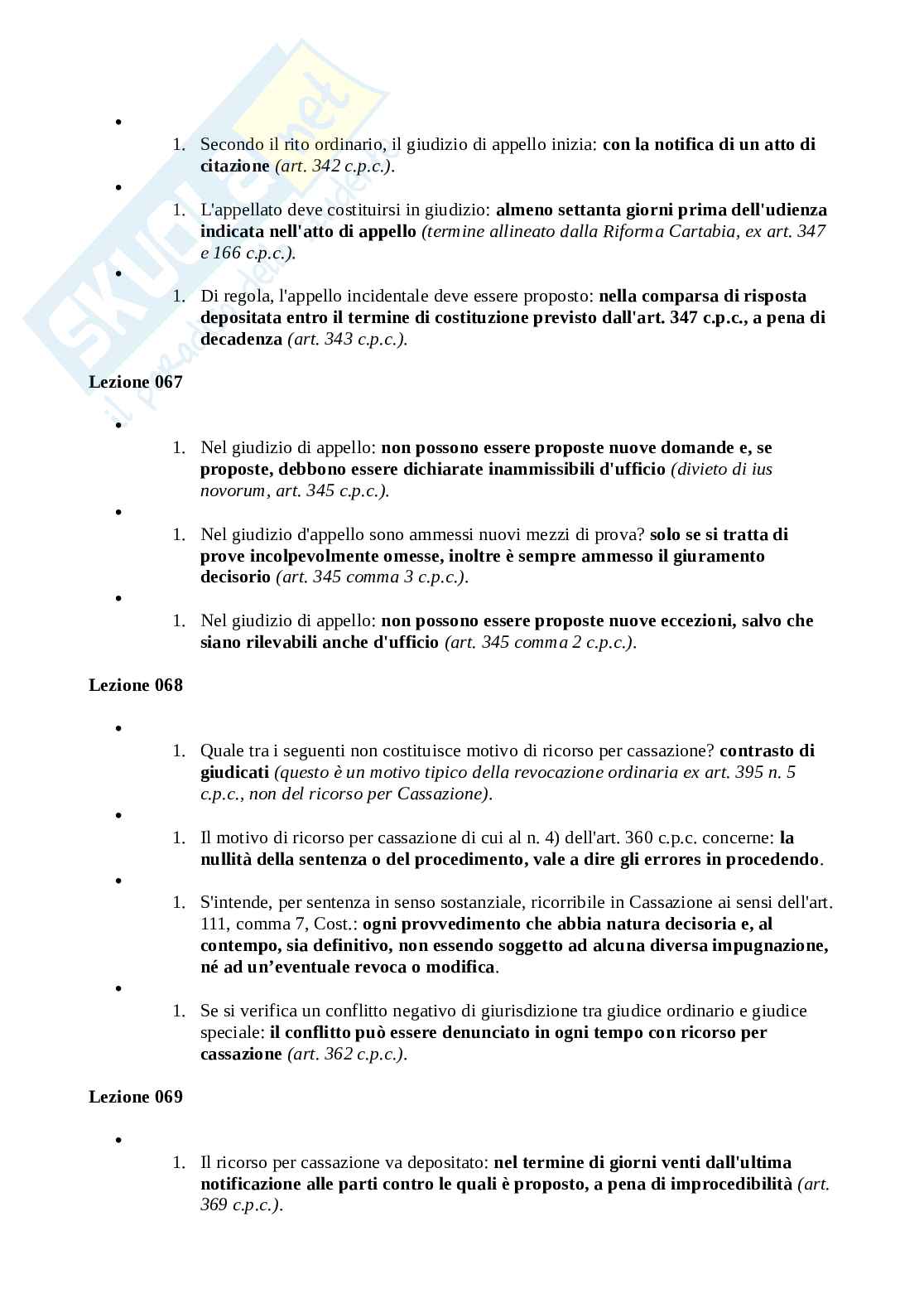 Diritto processuale civile Pag. 21