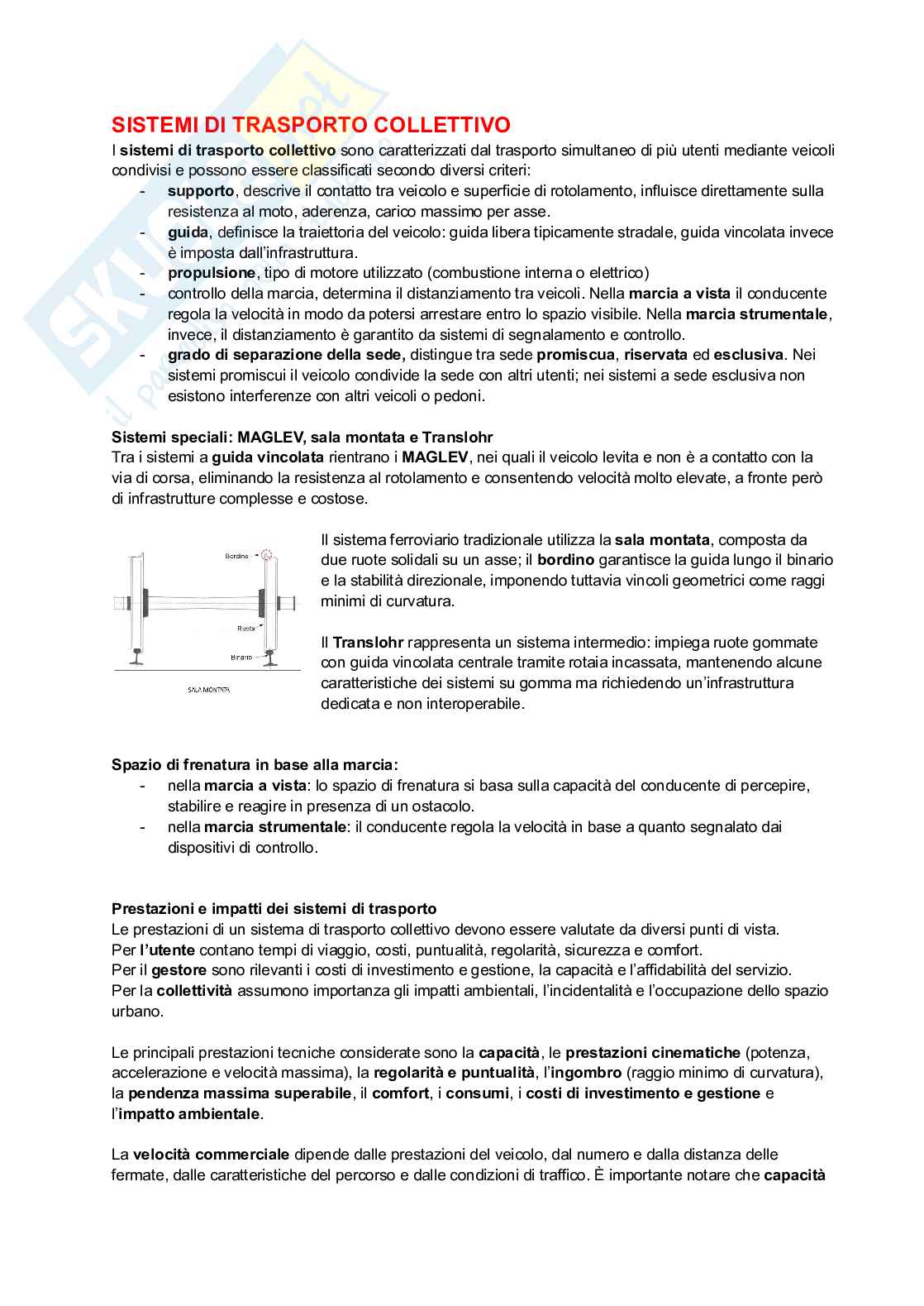 Sistemi di trasporto collettivo Pag. 1