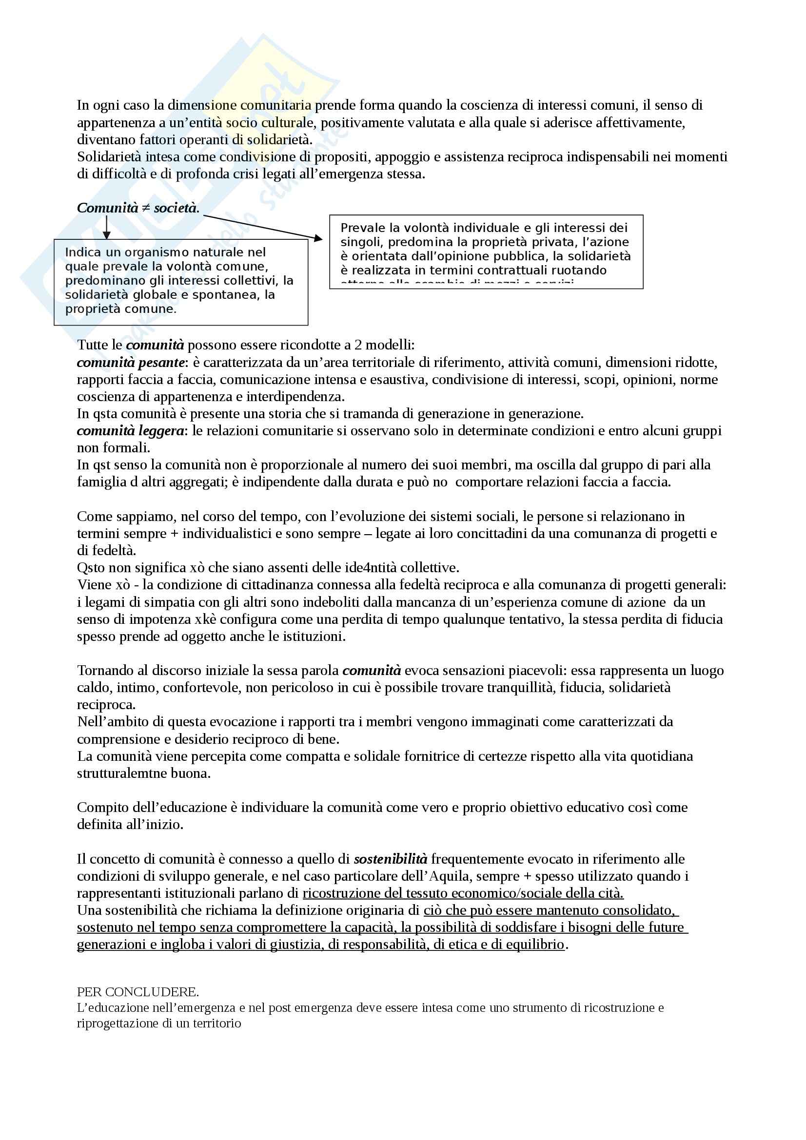 Riassunto esame Didattica Generale, prof. Isidori, libro consigliato Educatamente con l'emergenza Pag. 21