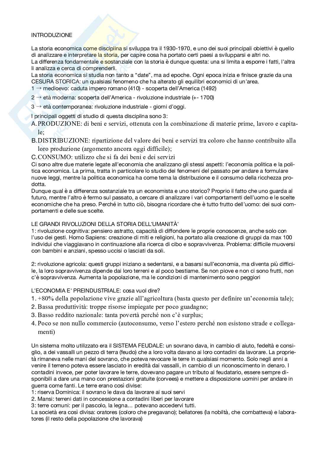 Storia economica   Pag. 1