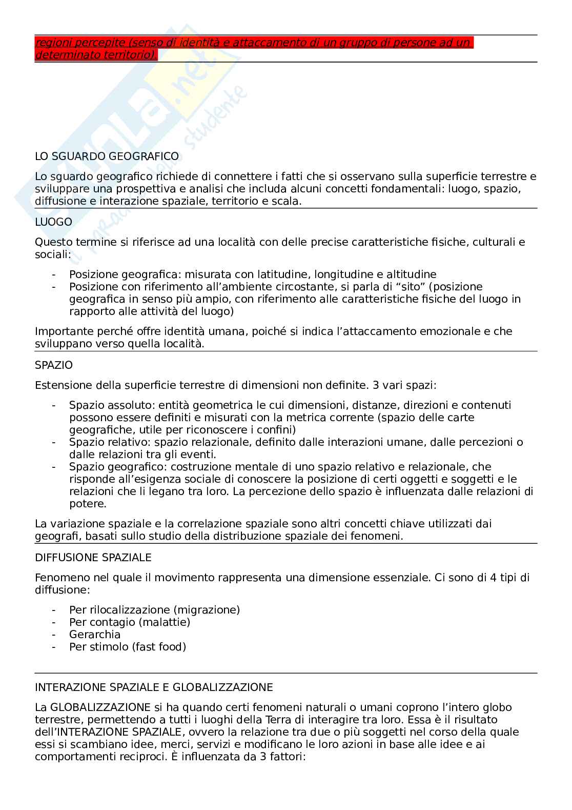 Geografia umana Pag. 2
