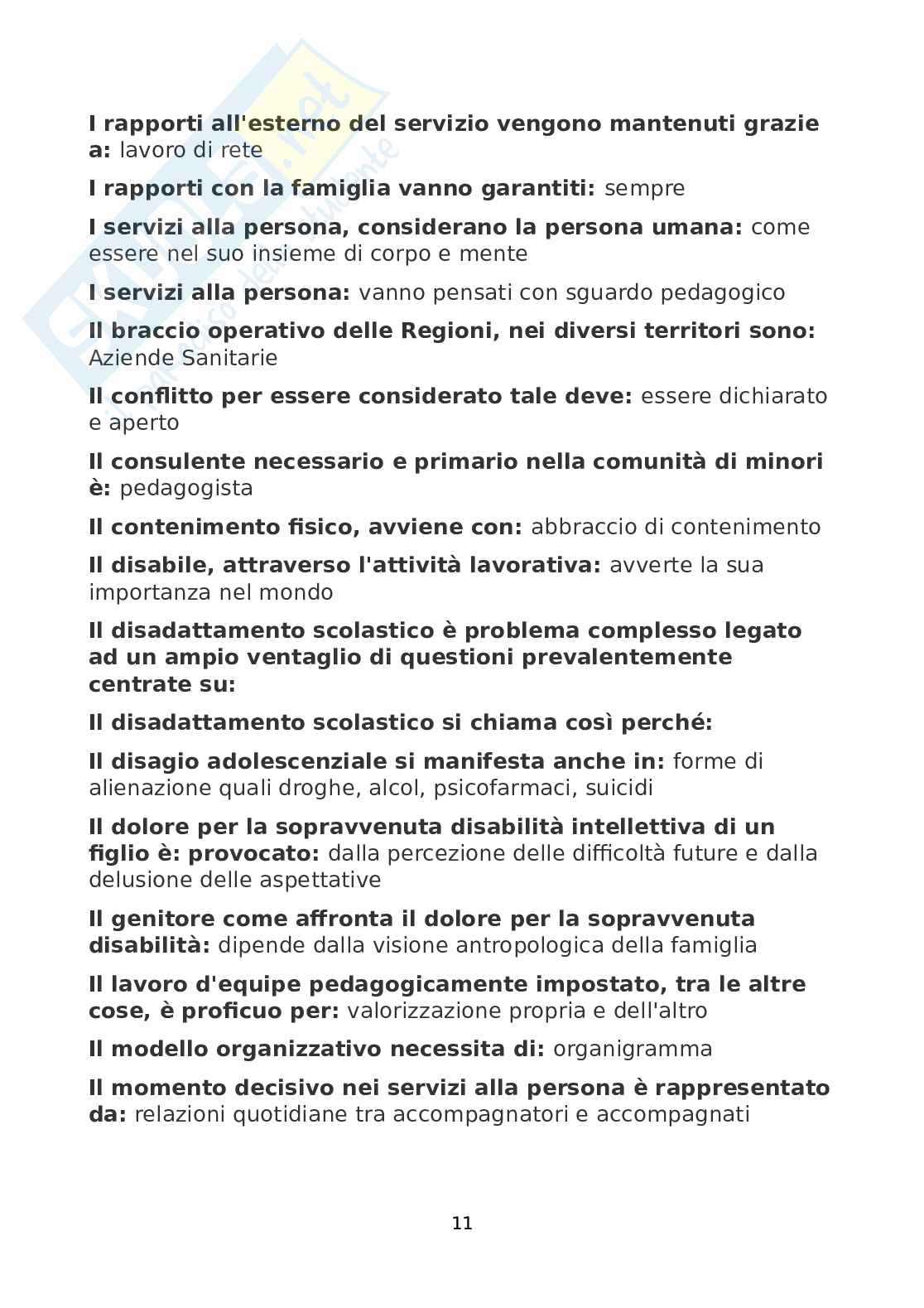 Didattica speciale II  Pag. 11