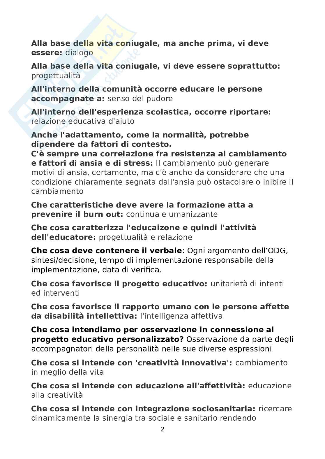 Didattica speciale II  Pag. 2