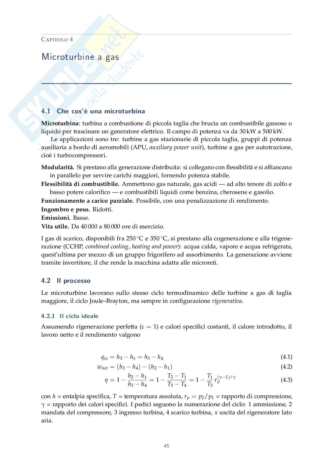Appunti Sistemi avanzati per l'energia e l'ambiente Pag. 46