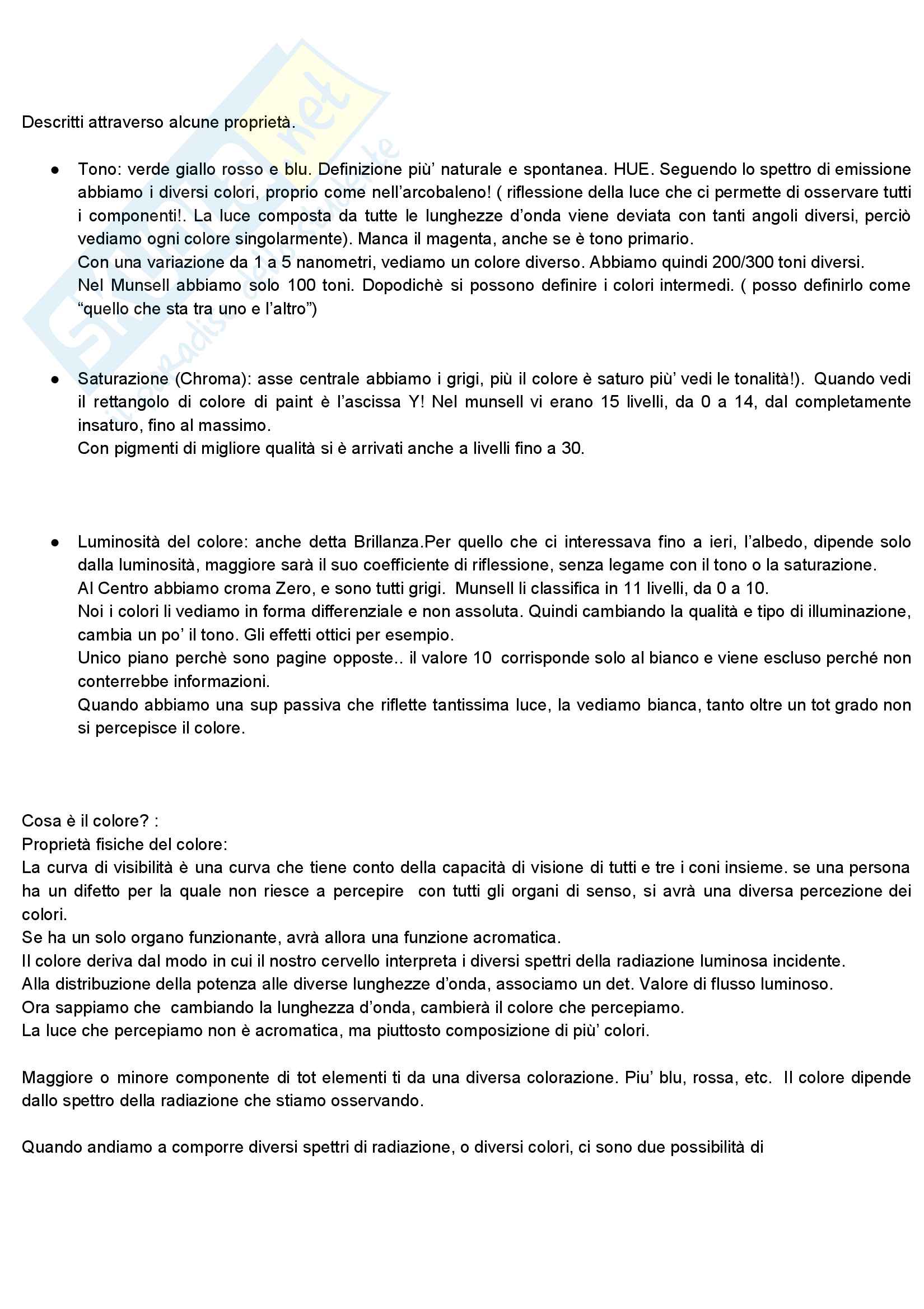Illuminotecnica 4, Fisica Tecnica Ambientale - professore E. Habib Pag. 2