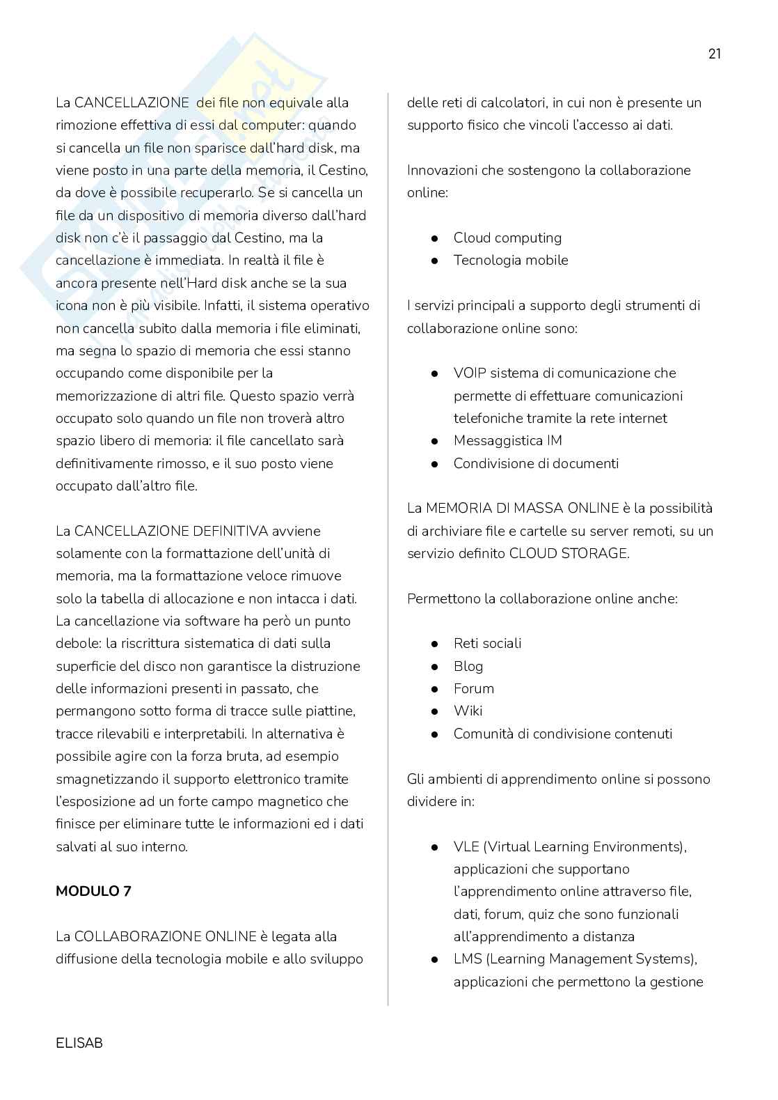 Informatica generale Pag. 21
