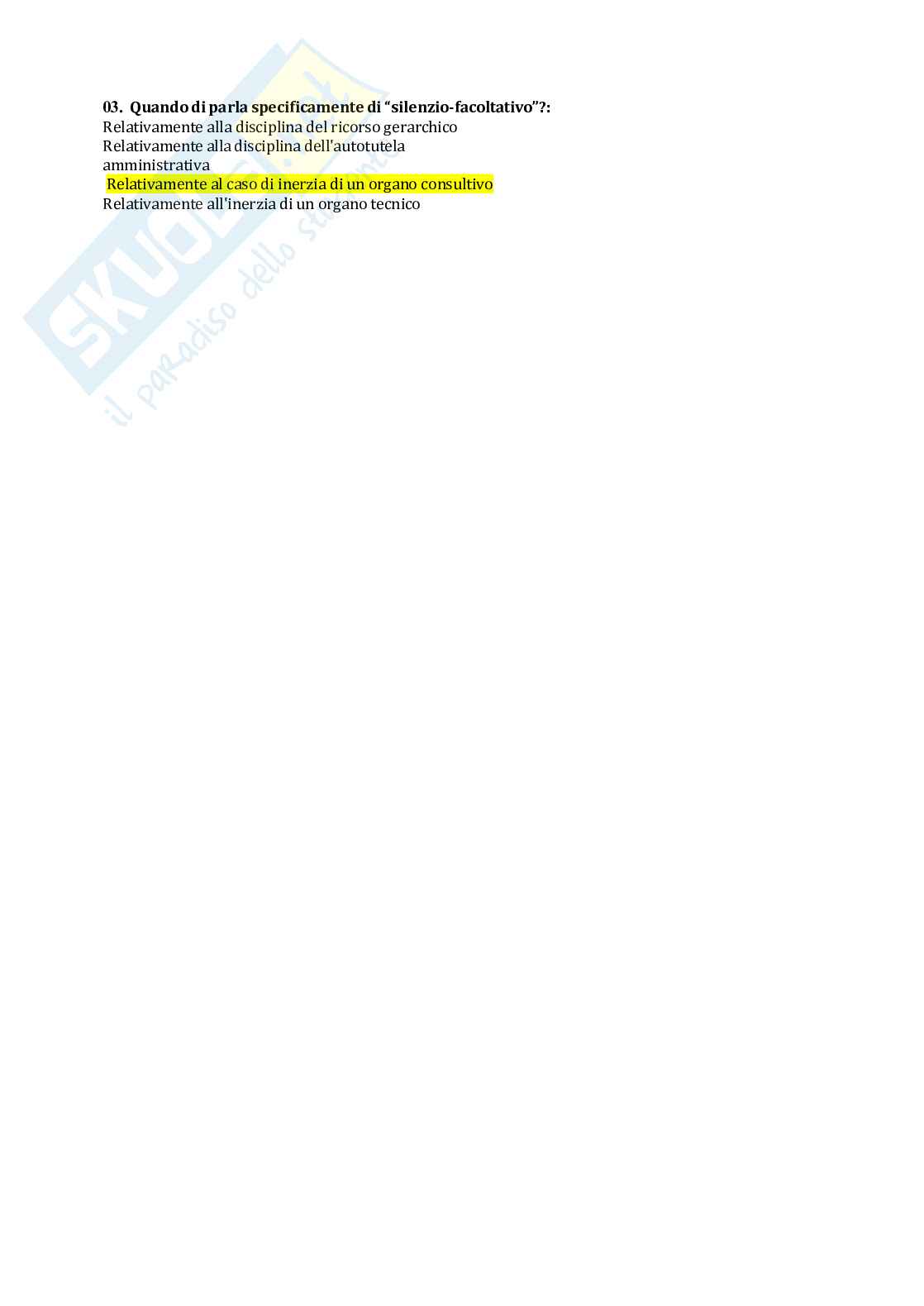 Paniere Diritto amministrativo I  Pag. 86
